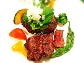 水戸 レストラン イイジマ『常陸牛ステーキ&ハンバーグ』